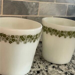 Pyrex Spring Blossom coffee cups